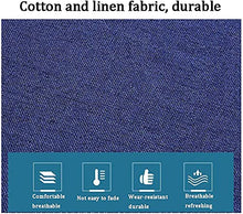 Cuscino spesso per panca da giardino, morbido, lungo, per interni ed esterni, 2 3 e 4 posti, per cucina, sala da pranzo, altalena (100 x 30 x 5 cm, blu scuro)