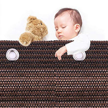 FANGJIE Vela Parasole Rettangolare 95x300cm Permeabile Frangivista Balcone Leggermente Trasparente per Giardini e steccati Recinzione, Marrone