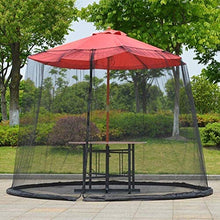 ZWWZ Portable Parasol Mosquito Net Cover Cover in Custodia in Maglia per Patio Deck - Escluding Ombrello e Fondazione MISU
