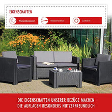 beo 120gr. Poliestere PY301 Lounge cuscino di ricambio Set Monaco rivestimento impermeabile grigio chiaro