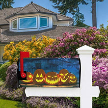 Halloween mailbox copre zucche magnetiche e palazzo infestato giardino giardino giardino giardino decorazione casa dimensioni standard 53,3 cm x 45,7 cm