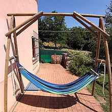 GUOXIANG Amaca per esterni, 100 x 200 cm, comoda amaca da campeggio, in cotone, per interni ed esterni, giardino, viaggi, campeggio, escursioni