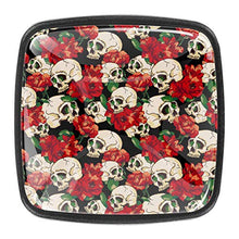Teschio rosa Pomelli per Porta Set di 4 Pomelli per Mobili Manopole per Cassetti Cucina Armadio Vetro