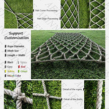 JFFFFWI Rete di Sicurezza per ringhiere, Rete di Sicurezza Rete da carico per Bambini Rete a Rete per Bambini Patio Corda per Recinzione Recinzione per Giardino Decorazione da Parete Protettiva per