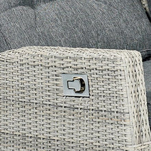 Mobili da giardino in polyrattan divano da giardino divano Barcellona 2 posti