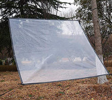 per Esterno, Patio e Giardino Grande Tela Impermeabile, Telone con Occhielli Trasparente Trasparente Resistente Esterno Resistente Tessuto Impermeabile (Color : Transparent, Size : 4X5m)