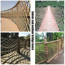 Sciabica Per Camion, Corda Di Canapa Di Alta Qualità, Rete Da Soffitto, Rete Da Arrampicata, Rete Di Sicurezza Per Bambini, Maglia Di 8 Mm Di Spessore 10 Cm (0,3 * 4 Pollici)(Size:4M*8M(13*26FT))