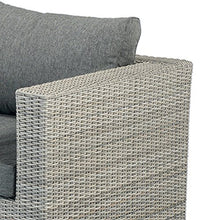 Schlichter Möbel Giardino Arredamento giardino divano lounge divano Illias polyrattan 3-Sitzer