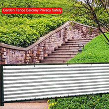 WMNRNYD Recinzione Privacy con passacavi, Schermo di Protezione UV Resistente alle intemperie per Cortile, Patio, Balcone, Piscina, Veranda e Giardinaggio