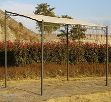 GAZEBO m3X2 BIANCO ECRU' A PARETE