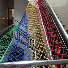 WEIFAN Rete di Sicurezza per Bambini, Rete per Decorazioni Colorate per Asilo, Rete da Arrampicata per Recinzione di Sicurezza per ringhiere per balconi