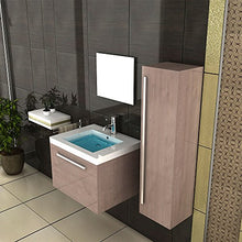 Lavandino e mobiletto marrone // specchio/bagno mobile da bagno/lavello/lavabo/lavibili spazio