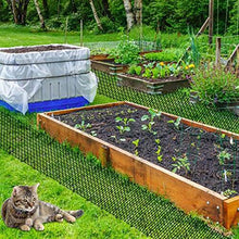 TANGX Garden Cat Scat Spike Mat,Anti-Cat Network Grab Stopper Prickle Strip per Interni Ed Esterni