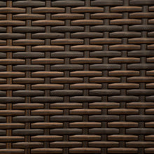 TecTake 402216 Sgabello Pieghevole, Polyrattan Sedia Tavolo, Resistente alle Intemperie, 41x42x43 cm, Marrone