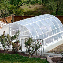 WZDD Telone Impermeabile Trasparente con Occhielli 2x8m, Resistente alle Intemperie Telo Pacciamatura, Copertura Antipioggia per Piante E Giardino