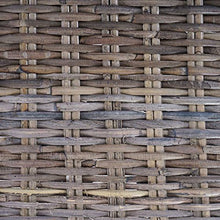 Set 4x sedie Littau Kubu rattan sala pranzo 56x43x89cm