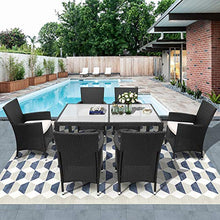 WYLZLIY-Home Set Mobili da Giardino Set Mobili da Esterno Comfortable Mobili da Giardino in Rattan Set di Mobili da Giardino con 6 Poltrone per I Backyards Giardini Balconi