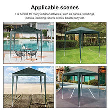 JIAOAOO Gazebo per esterni, 2 x 2 m, tenda da campeggio impermeabile