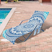 Sdfsa - Coprisedia portatile per piscina, con tasche laterali, per prendisole, per piscina, sdraio, per vacanze