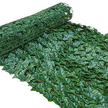 ZOUD - Schermo per recinzione di edera artificiale, 70 x 50 cm, estensibile con foglie di vite, decorazione per casa, giardino, cortile, esterno