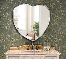 Dongyd Bagno Semplice Specchio, Parete Specchio del Bagno, a Forma di Cuore Specchio for Il Trucco spogliatoio