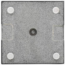 Festnight Base per Ombrelloni, Base per Parasole in Granito 20 kg Quadrata Nera