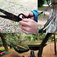 Cinghie per amaca, per appendere alberi e amaca, 300 kg, resistenti, da campeggio, con cinghie da appendere al 100% in poliestere non elasticizzato, confezione da 2