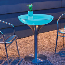 Tavolo da bar Lounge per interni, dimensioni: 45 cm di altezza x 84 cm di diametro, caratteristiche: con batteria