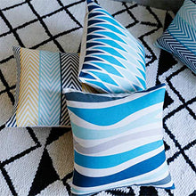 Modern Square Stampato Cotton Cushion Geometric Omodello Cuscino in N. Pulito Modello Gettare Cuscino Per Casa Divano Divano Sedia Back Seat,4Pc,5#