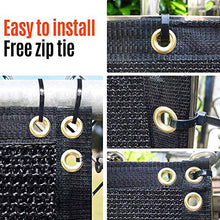 DELITLS Recinzione Esterna Patio Ventilato Privacy Schermo Protezione UV Heavy Duty Mesh Deck