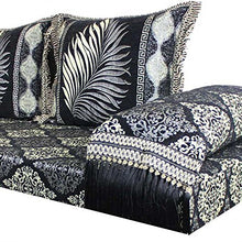 Casa Moro | Divano orientale Ankara divano letto marocchino | Imbottitura con cuscini di schienale e cuscini di schienale | Originale da Marrakech | Divano arabo suite Sark Kösesi | MO1504