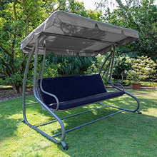 Beautissu Cuscini per dondoli e altalene da Giardino & Balcone Loft HS - Set da 2 unità 180x50 cm - Blu Scuro