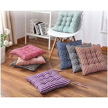 WEIZI Set di 6 Cuscini Imbottiti Cuscini per sedie Cuscini per sedie Cuscini per sedie Cucina Giardino Sedia da Pranzo con Cinghie 40x40 cm