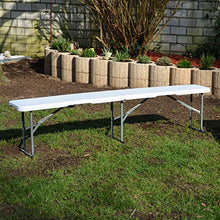 AMANKA - Panca da Birra Resistente alle intemperie, Pieghevole, 182 x 27 x 43 cm, in plastica