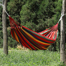 MEILUAIMU Ice Mesh Hammock Altalena Singola Antiaderente a Strisce Rosse 280 * 80 con Custodia in Corda Amaca da Esterno antiribaltamento