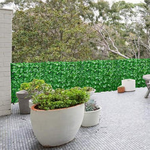 Recinto di edera artificiale, recinto di balcone artificiale, recinto di rattan da giardino, schermo privato per balcone, rotolo di schermatura di edera artificiale