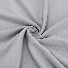 BSTKEY Coprisedia da bar elasticizzato, confezione da 4 pezzi, per sedia da bar, colore: grigio