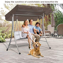 SunshineFace - Copertura per dondolo per dondolo, per dondolo, per giardino, patio, parco e altalena