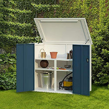 BOPP - Scatola portaoggetti da giardino con coperchio, impermeabile, per balcone, giardino, terrazza, attrezzi