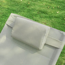 SoBuy OGS28-MI, Poltrona Dondolo, Sdraio Relax, Sedia a Sdraio, con Taschina, Beige