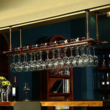 GJSN Portabici per Vino, Crisante Porta in Vetro Appeso Dimensioni: 60/80 / 100X30Cm,Bronzo,100 Cm.