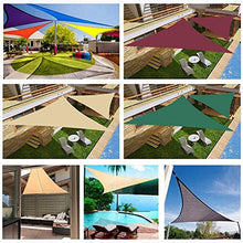 Parasole Triangolo Vela parasole con set di fissaggio, telo parasole Oxford impermeabile anti-UV (bianco, 2 × 2 × 2 m)