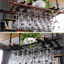 HJ-Golf Rack per armadietti per stoccaggio per Goblet Porta Bicchiere Calice Sospensione Bicchiere da Vino Portapiatti da Appendere for Vino Staffa di Ferro per Bottiglie di Vino per Vino