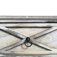 Rebecca Mobili Mobile da Camera, Paulownia, Bianco Shabby, 45x30x64 cm