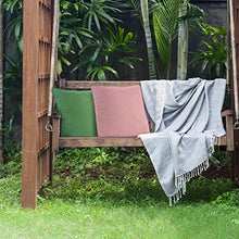 DYNMC you Cuscini da Esterno Idrorepellenti - Cuscini per Esterni Verde/Rosa con Copertura in Tex Oeko di Alta qualità 40x40 cm - Cuscini da Giardino e Balcone