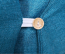 Xufei Cuscino Triangolare Cuscino Schienale Cuscino cervicale Cuscino ergonomico Curl Cuscino per Ufficio Schienale per Schienale (Color : Peacock Blue, Size : 60cm*50cm*20cm)