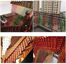 AI LI WEI Protective Net Decoration/Bambini Stair Sicurezza Nets Recinto Protezione Reti Balcone anticaduta Nets Decor Reti Cat Nets Ristorante Bar soffitto reti da Calcio Reti Uccello Nets Arancione