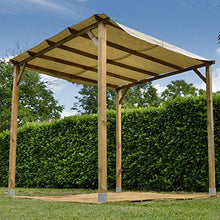 VERDELOOK Gazebo a pergola in Legno Senza Copertura, 3x3 m per arredo Esterni e Giardino