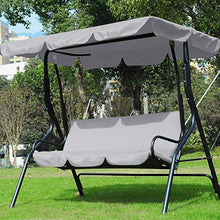 Yagosodee Copertura per Mobili da Giardino Copertura Protettiva per Mobili da Esterno Patio Impermeabile Copertura per Altalena (Grigio)