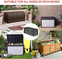 Confezione da 2 coperture per box da giardino impermeabile per esterni con cerniera, 157 x 76 x 71 cm